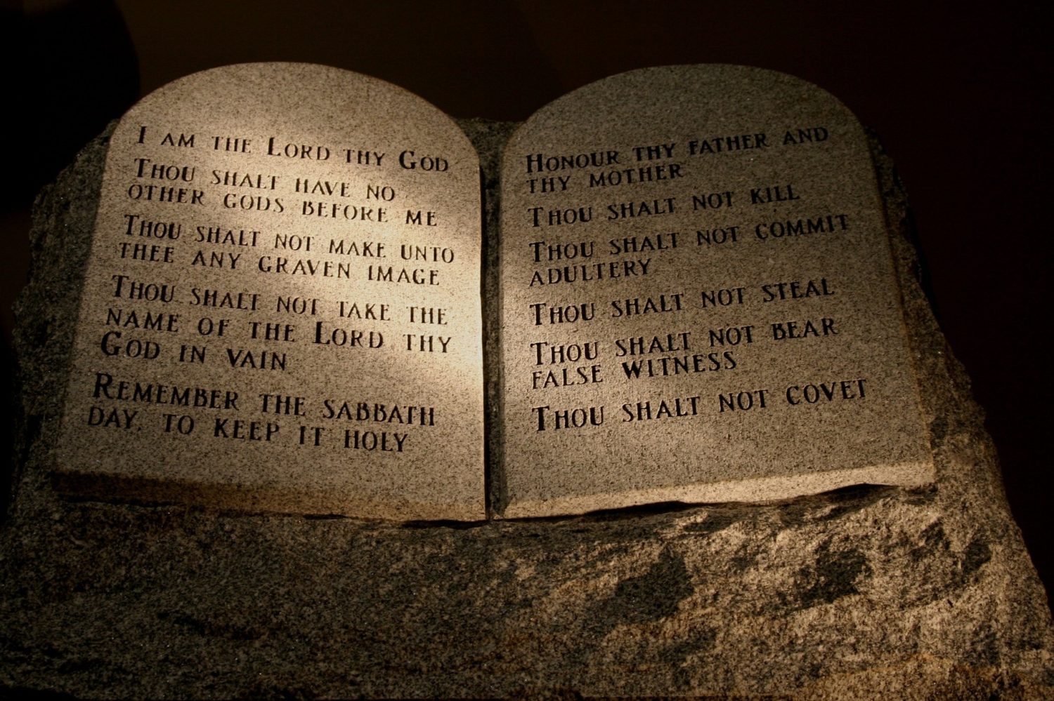 Commandments thy mind o human